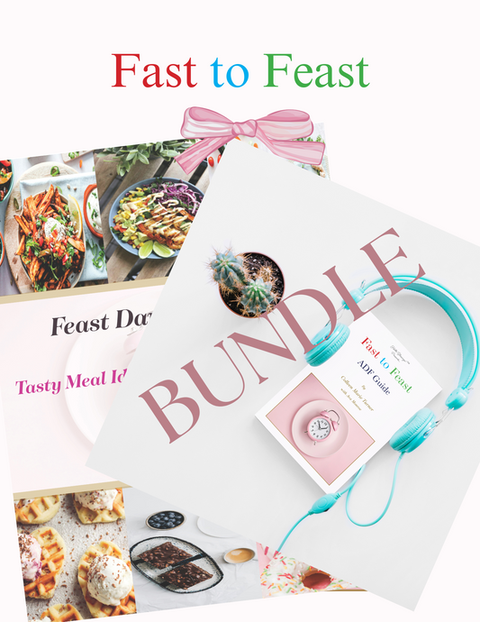 Ultimate Bundle!! Fast to Feast ebook, Audiobook AND Feast Day Meal Ideas ebook!!